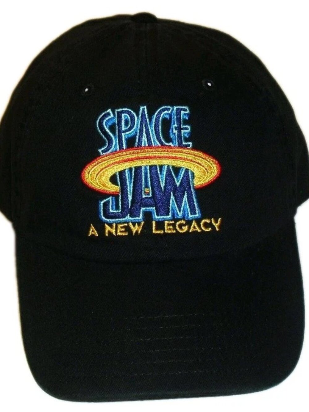 Space Jam A New Legacy Mens Black Strapback hat cap Basketball Movie New